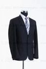 Black Male Pinnable Mannequin Torso, Adjustable Height and Shoulder size M~ L