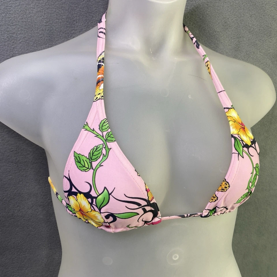 Bikini Cia Maritima 2 piezas talla M rosa floral rosa mariposa brasileño Foto 2 de 4