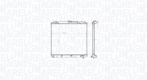 Magneti Marelli 350213212800 KüHler, MotorküHlung Passend FüR Nissan-image