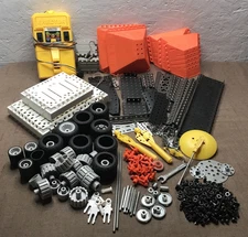 Not Tested, As Is, For Parts, Incomplete Vintage Lot 1981 Erector Set Parts