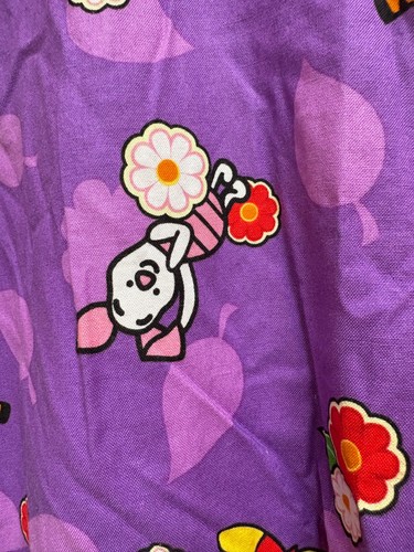 Disney Winnie the Pooh Purple Scrub Top Pooh Eeyore Piglet Tigger Size M - Picture 7 of 10