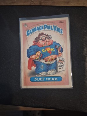 Garbage Pail Kids GPK Nat Nerd Series 5 Sticker 1986 Topps
