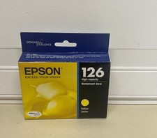 NOS Epson 126 High-Capacity Yellow DURABrite Ultra Ink Cartridge T126420