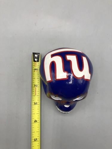 NY Giants Hand Made Hand Painted Sugar Skull - Picture 8 of 8