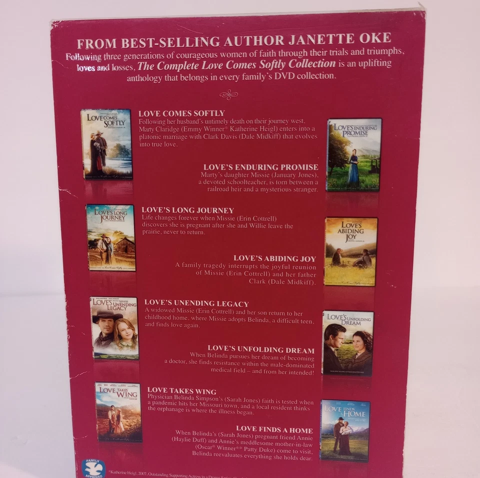 The Complete Love Comes Softly Collection DVD 2009 8-Disc Set Movie Janette Oke - Image 3 of 4