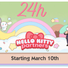 HELLO KITTY - MONOPOLY PARTNER GO EVENT ⚡️ SUPER RUSH - FULL CARRY ⚡️80k