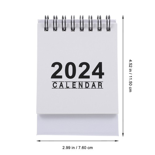 2 Pcs Mini Tischkalender Student Büro Täglicher Desktop-Kalender - Bild 12 von 12