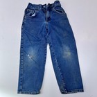 Lee Jeans Youth Boy's 6R Blue Elastic Waist  Comfort Lightly Distressed