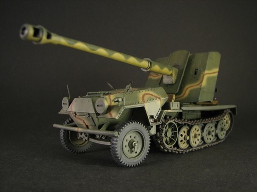 CS 35025 Selbstfahrlafette (Sfl) 8,8cm Pak 43 L/71 SdKfz 251 A Con. Customscale - Picture 2 of 6
