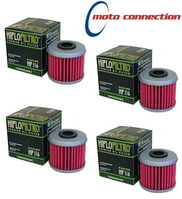 HI FLO FILTRO PREMIUM ÖLFILTER (4ER PACK) HF116 FÜR HONDA CRF250 2010