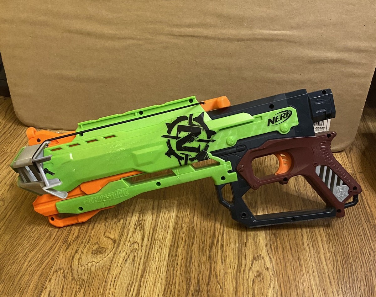 Nerf Zombie Strike Crossbow Green And Orange Play Gun Bow And Arrow Toy
