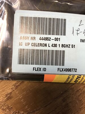 Intel Celeron L430 1,8ghz CPU Prozessor HP 444952-001 Neu Versiegelt