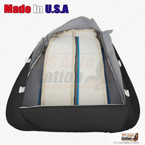 1993 1994 1995 Mercedes Benz SL500 SL600 Driver Bottom & Top Leather Cover Black - Picture 3 of 5