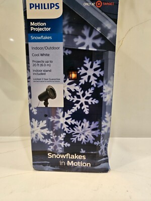 Philips LED Motion Projector Snowflake in Motion-Cool White-Indoor/Outdoor