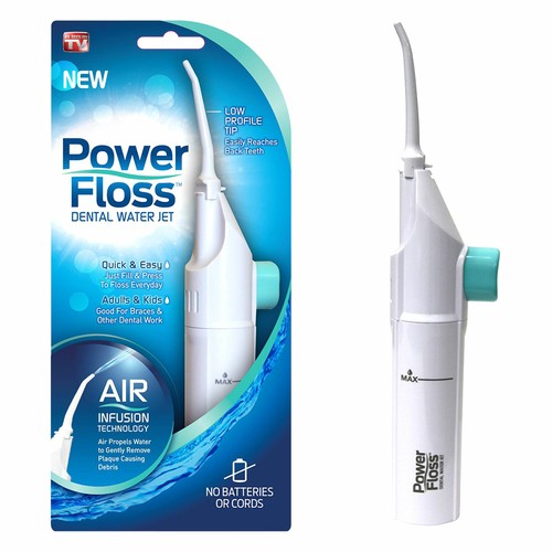 JML Power Floss Dental Water Jet Air Powered Teeth Deep Cleaning
