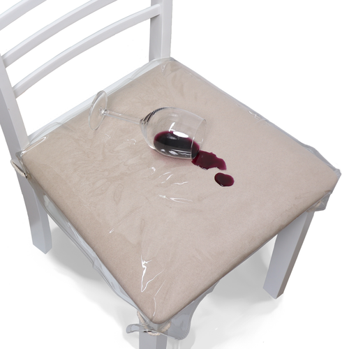 Strong Dining Chair Protectors Clear Plastic Cushion Seat Covers