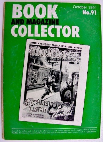 BOOK & MAGAZINE COLLECTOR Oct 1991 91 Bram Stoker Leslie Charteris Brian Aldiss - Picture 3 of 3