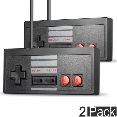 NES Controller USB Wired Gamepad Joystick for PC MAC Raspberry Pi 3 Games Black - Picture 4 of 17