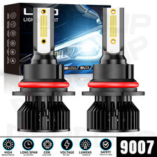 9007 Xenon White Led Headlight High Low Bulbs For Dodge Stratus Sedan 1995-2006