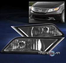 FOR 2011-2013 HONDA ODYSSEY EX EXL LX BUMPER SMOKE FOG LIGHTS LAMP KIT W/SWITCH