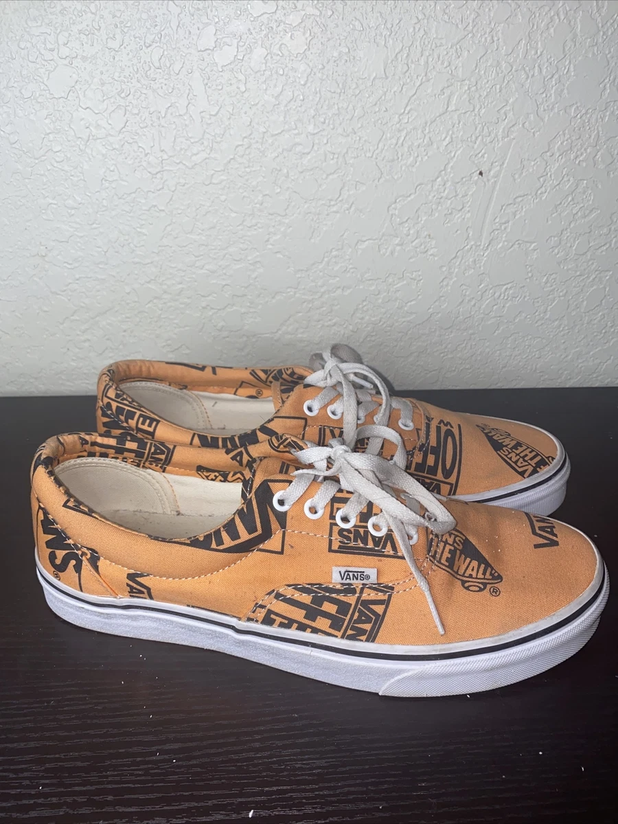 Vans era hotsell tangerine black
