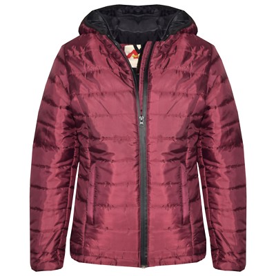 Kids Boys Jackets Designer Wine Foam Padded Puffa School Warm Thick Coats 3-13Yr