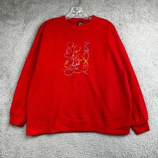 Vintage 90s Disney Mickey Mouse Graphic Crewneck sweatshirt M/L