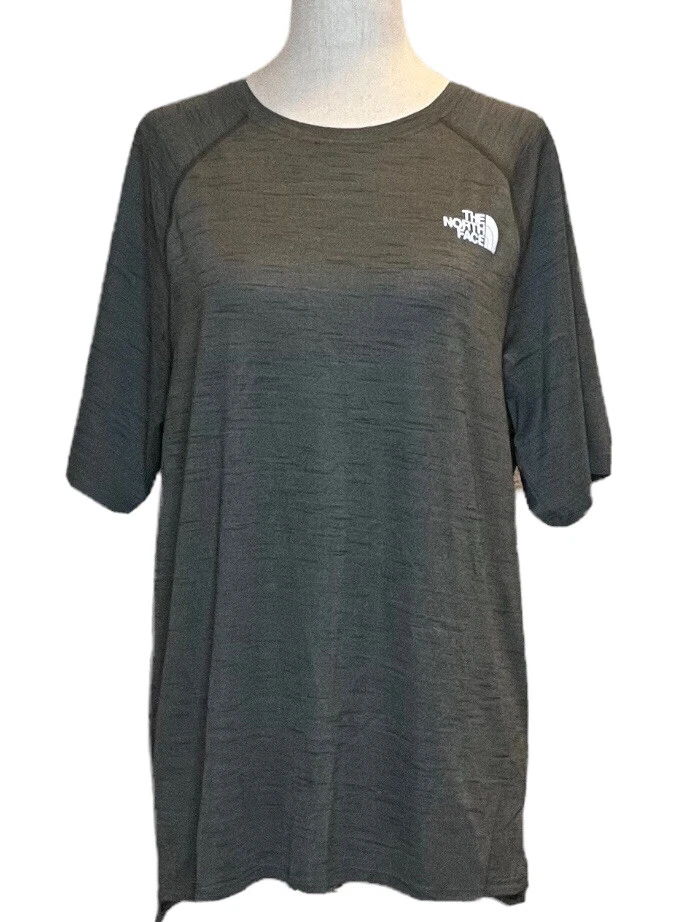 The North Face Mens Voltage Short Sleeve Crew Heathered Gray Size Medium - Image 2 of 4