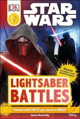 DK Reader: Star Wars Lightsaber Battl Hardcover Book, Like New