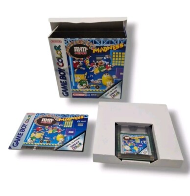  M&Ms Minis Madness PAL Spiel Gameboy Color OVP 1998 CiB Top Zustand Retro 