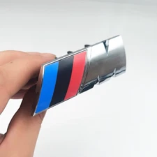 For BMW M Badge X1 X2 X3 X4 X5 X6 F48 G01 E46 3D Car Front Grille Badge Emblem