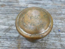 Antique S&M Lamp Co. No. 8 Spotlight Brass Knob