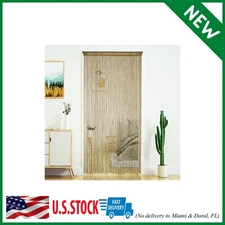 Beaded Curtain Door String Curtains for Doorway Tassels Beads Hanging Fringe Hip