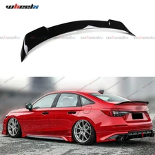 FOR 22-26 11th Honda Civic Sedan Yofer Style Gloss Black High Kick Trunk Spoiler