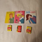 6 Vintage 1960’s Barbie Fashion Shop Cardboard Accessories Books Magazines