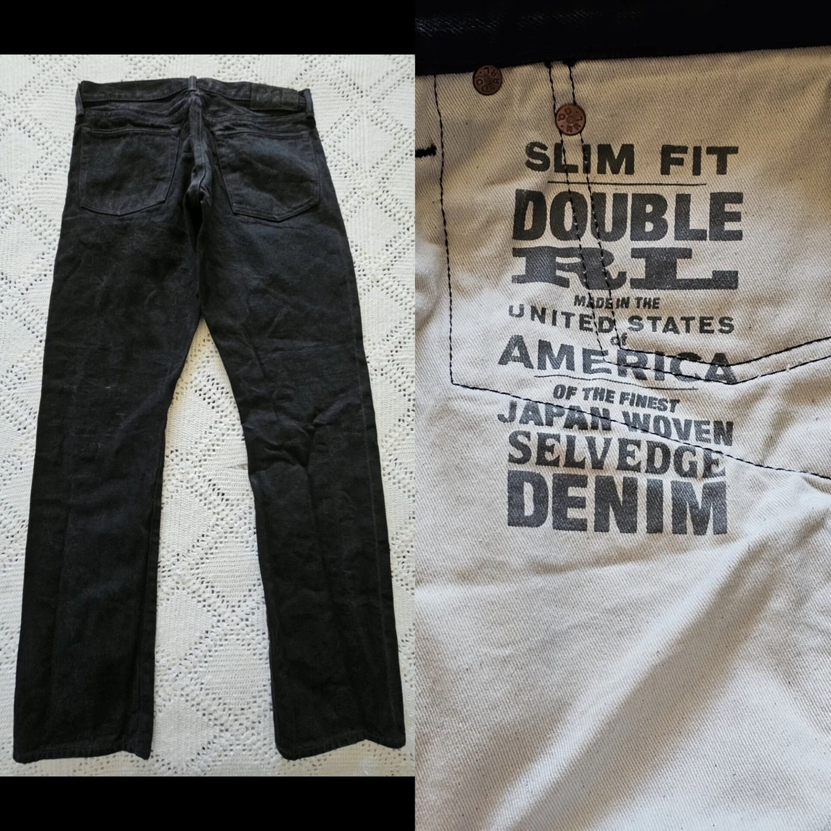 RRL Regular 34 Size Jeans for Men in 32 Inseam for sale | eBay