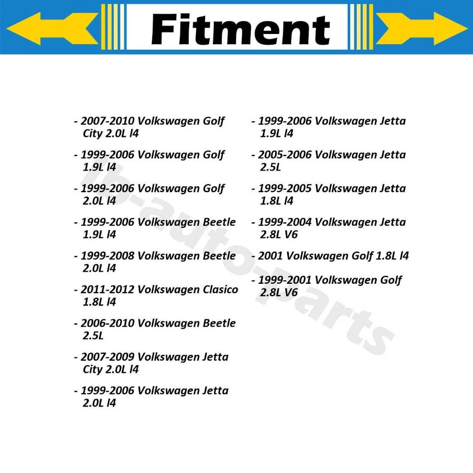 Rotor de freno de disco delantero trasero 4 piezas para Volkswagen Jetta City 2007 2008 2009 2,0 L Foto 2 de 4
