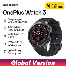 OnePlus Watch 3 Smart Watch 1.5 inches AMOLED Display Snapdragon W5 Processor