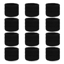 Couver WBY330 Unisex 2.5" Tall/Youth Kids Cotton Terry Wrist Bands/Wristbands...