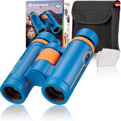 BRESSER JUNIOR 7x30 Fernglas für Kinder ab 6 Jahren, Feldstecher mit 7-facher 