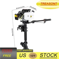 4 Stroke 4HP Fishing Boat Outboard Motor Engine Wind Cooling 4.0 Jet Pump CDI