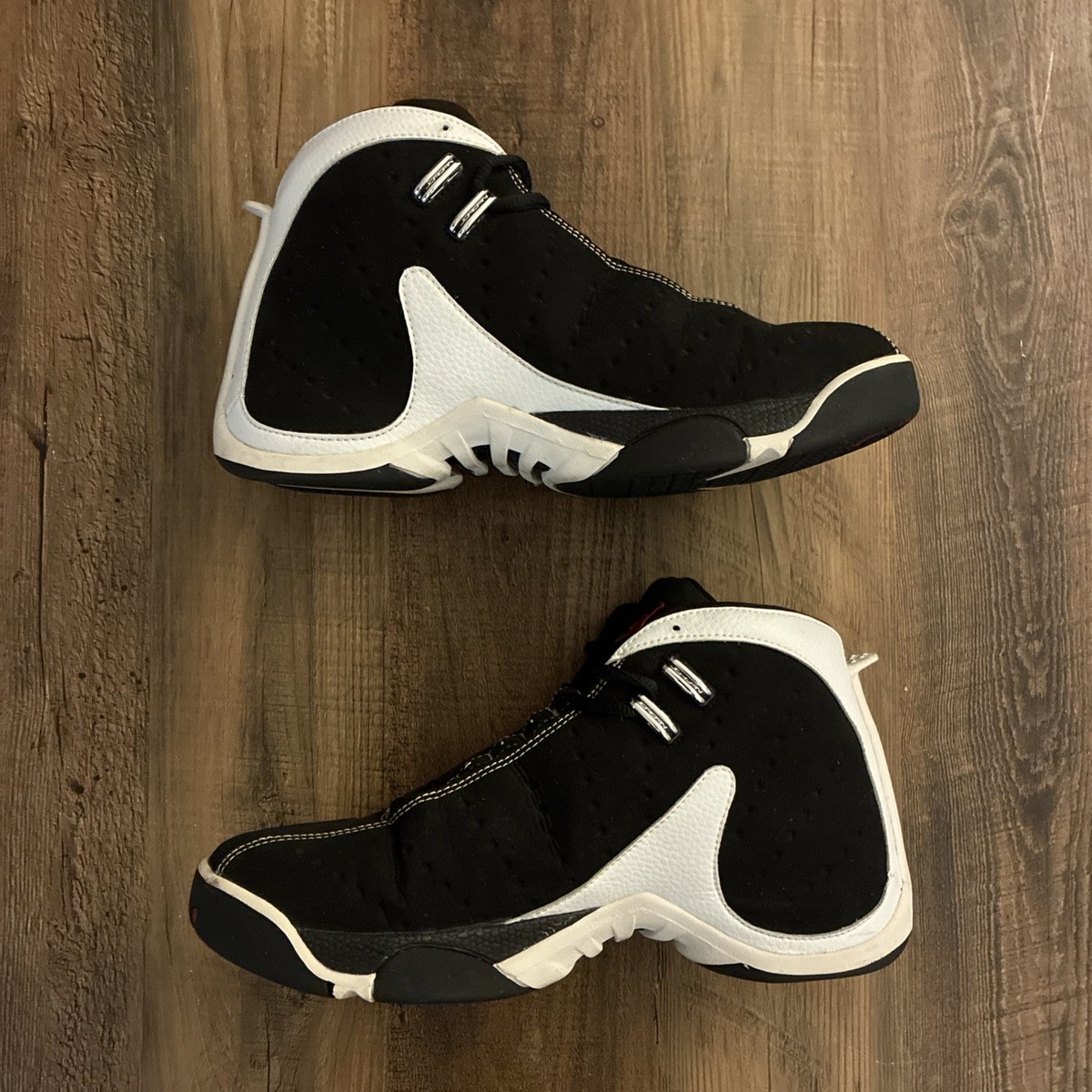 Nike Air Jordan 12.5 Team 2007 Black White Men Size 9 Shoes 317176