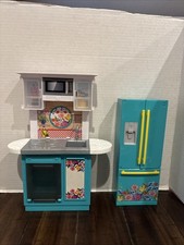 Barbie Kitchen Sink Cooking Refrigerator Playset for Barbie Dolls 2014