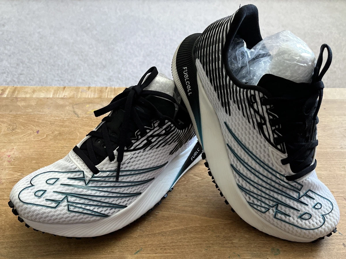 New Balance FuelCell RC Elite Mens 13 Running‎ Shoes White Black Blue MRCXWM1 Size 13 Men main image 3