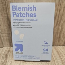 New 6PK up up Blemish Patches Translucent Hydrocolloid Acne Treatment