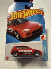 Hot Wheels '92 Honda Civic EG HW J-Imports 4/10 Mainline 95/250
