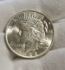 1923 US Peace Silver Dollar $1 Nice Unc