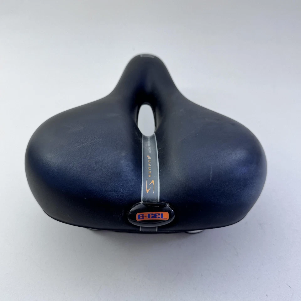 Sillín de bicicleta Serfas E-Gel Comfort H.S.S suspensión híbrida recorte anatómico B03 Foto 4 de 4
