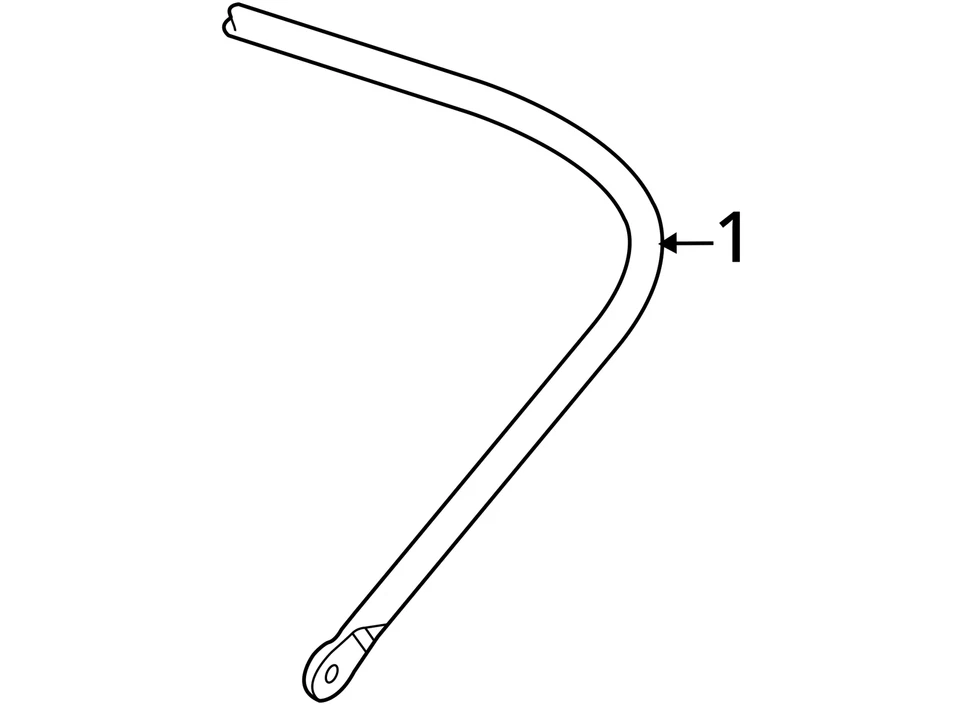 2008-2016 Ford F-350 Super Duty Rear Stabilizer Bar Oem AJ4JU - Image 3 of 3