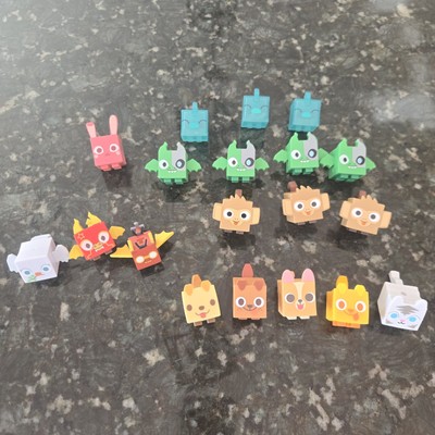 Pet Simulator X Mystery Toy Lot Of 19 - Monkey Dragon Cat Rabbit Fish More
